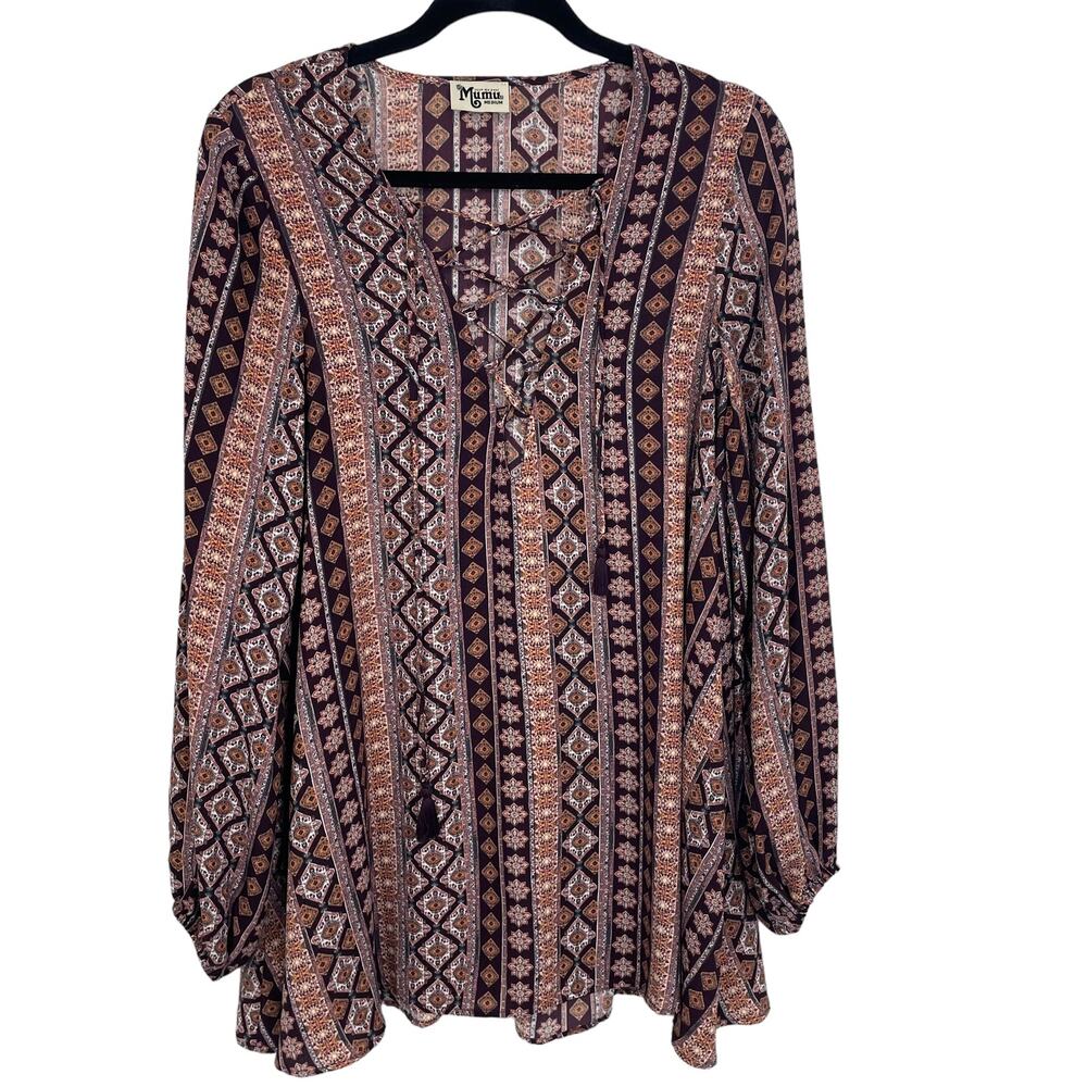 Show Me Your Mumu Lightning Bird Tunic Dress Medium